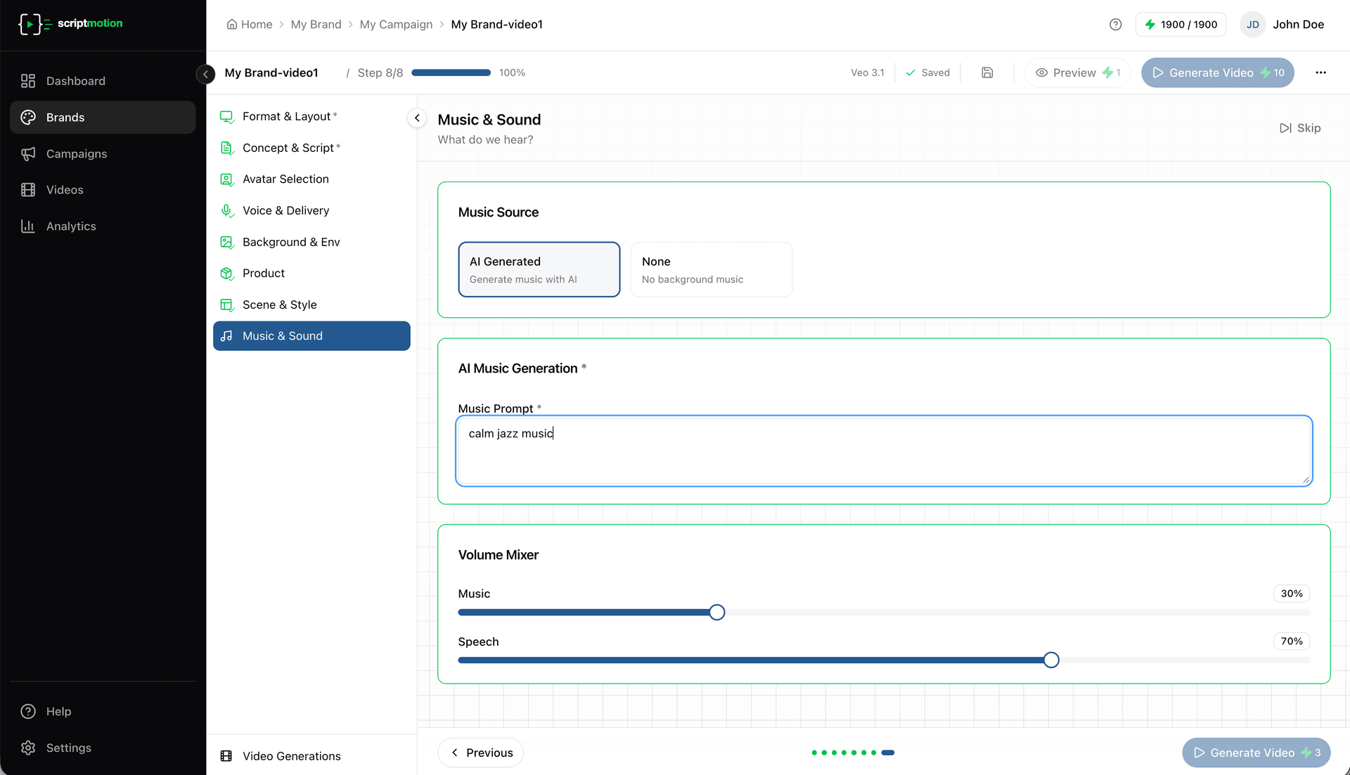 Step 8: Music & Sound